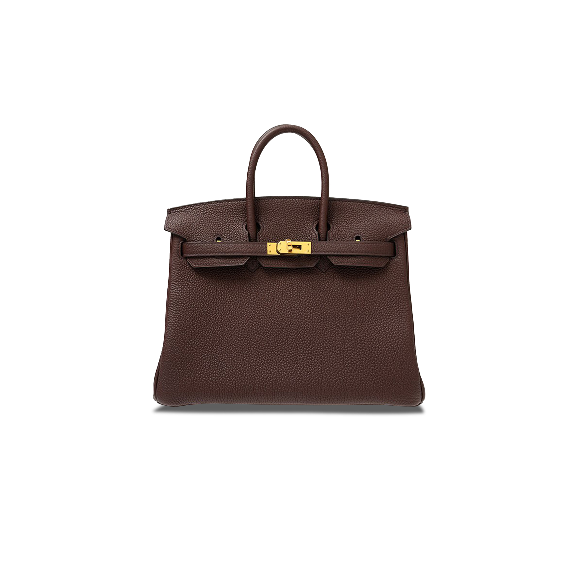 H**mes birkin 25 chocolate bag bk250gtggp (25*20*13cm)